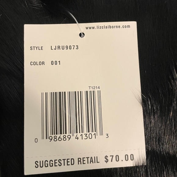 NWT rabbit fur shawl wrap - Picture 3 of 5